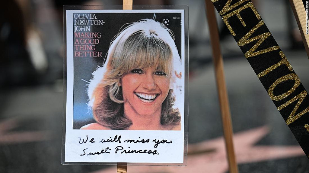 ‘Grease’ co-stars, friends and fans pay tribute to Olivia Newton-John