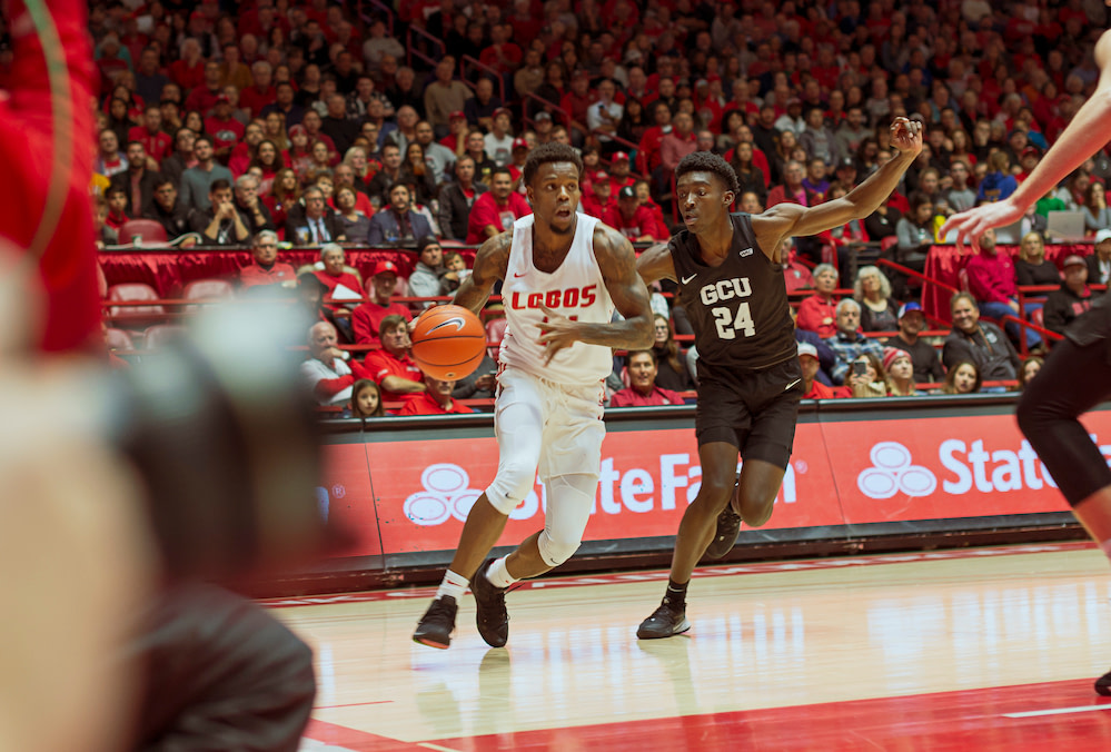 Lobos hit threes in 91-71 victory over GCU