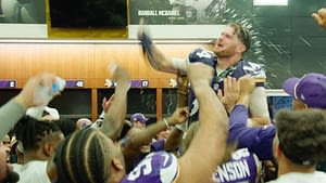 Darnold greeted by 'mayhem' after key Vikings win