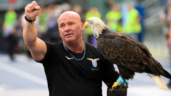 Lazio part ways with falconer over 'penis' posts