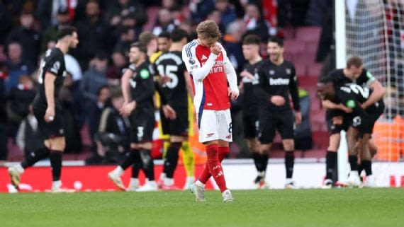 Arteta blasts players' 'standards' in damaging loss
