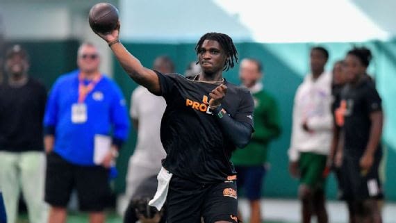 Ward to Titans GM at pro day: 'Solidifying' top pick