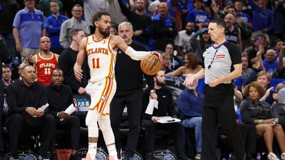 Young takes 'frustration' out on refs, gets tossed