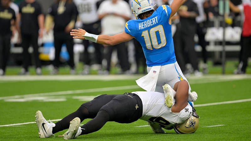 Saints DT's fine rescinded after Herbert takedown controversy