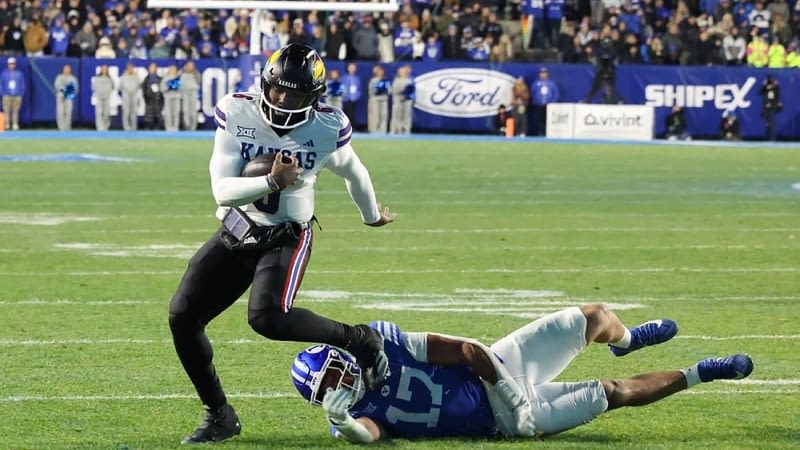 Kansas stuns No. 6 BYU, shakes up Big 12 and College Football Playoff hopes