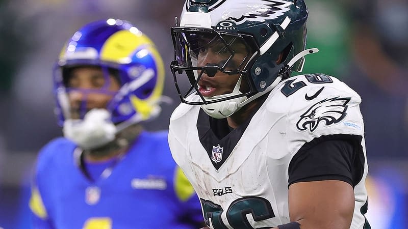 Barkley’s 255-yard, 2-TD explosion fuels Eagles’ seventh straight win