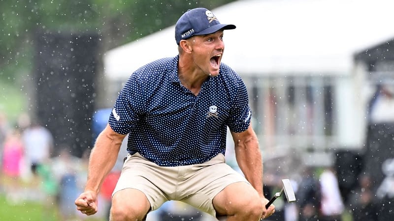 Long time coming: DeChambeau nails hole-in-one over house completing viral challenge