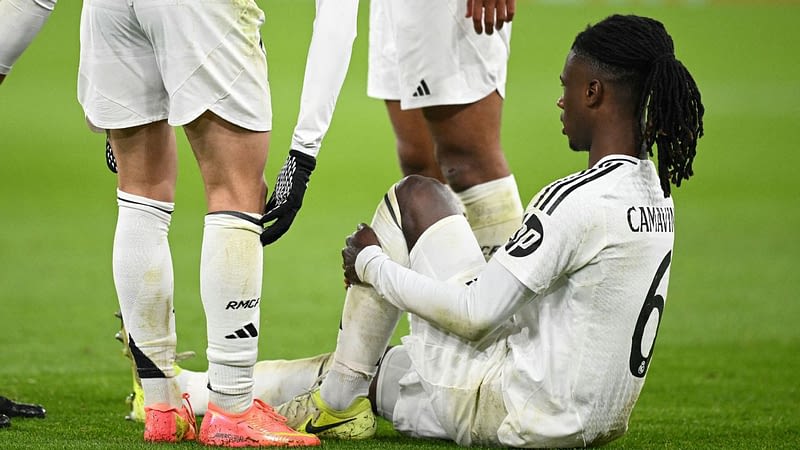 Real Madrid's Eduardo Camavinga sidelined amid injury crisis