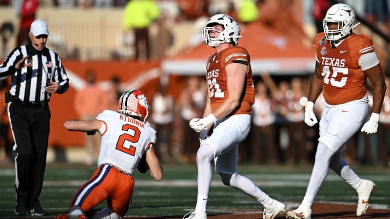 From walk-on to CFP standout, Michael Taaffe has keyed Texas' turnaround on defense