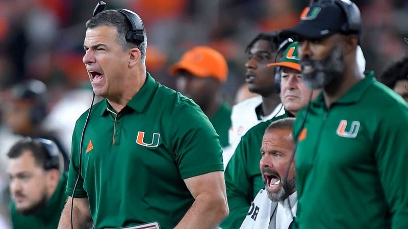 ACC 'incredibly shocked' Miami Hurricanes fall to No. 12 in CFP rankings