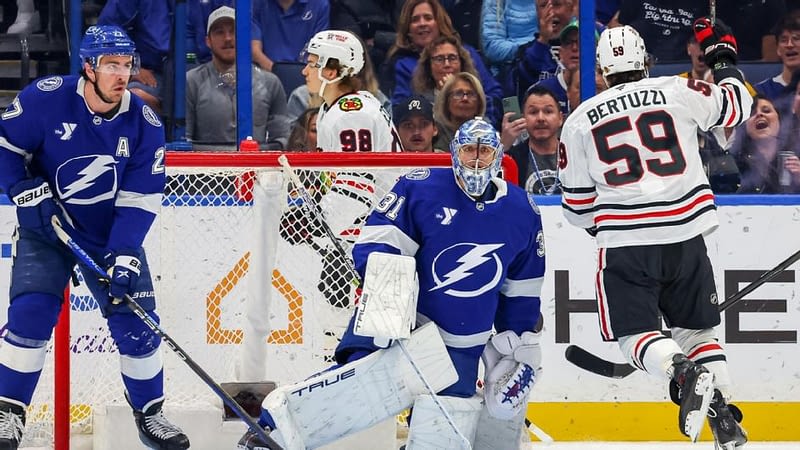 Bedard top-shelf goal highlights Blackhawks' win