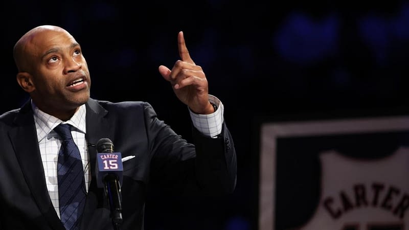 Carter watches No. 15 raised to rafters by Nets