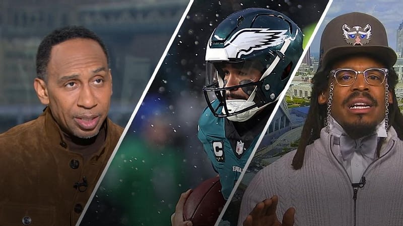 Eagles' Hurts 'progressing,' may wear knee brace