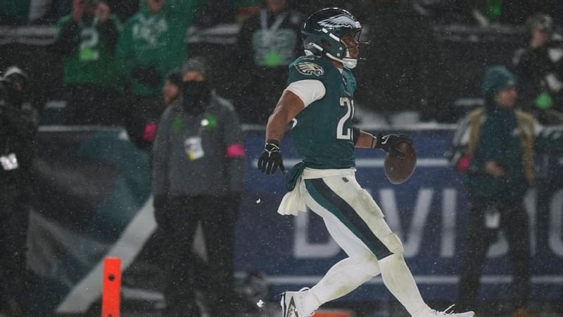 Eagles outlast Rams to reach NFC championship