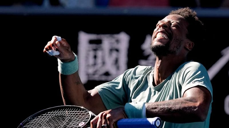 Fritz stunned as Monfils rallies at Aussie Open