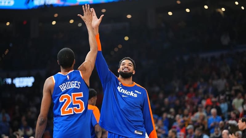 How KAT, Bridges have impacted fantasy values in NY, plus two futures bets to make on the Knicks
