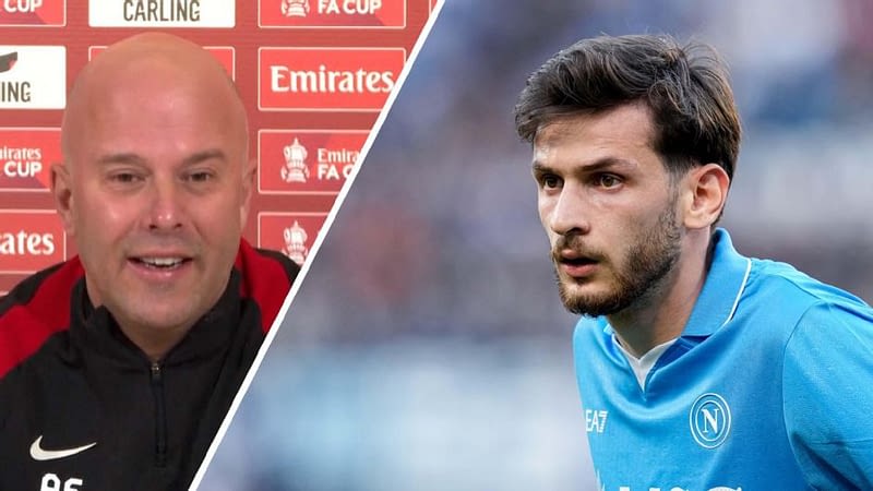 Slot won't comment on Kvaratskhelia rumours