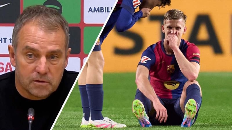 Barça vent anger over schedule as Olmo injured