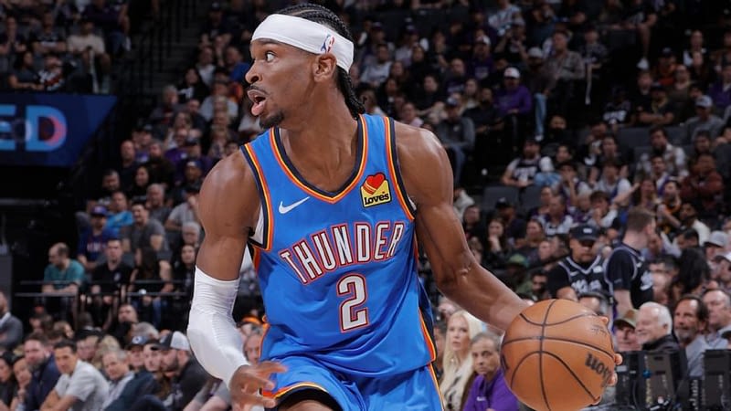 Thunder first to 60 wins behind SGA's 32 points