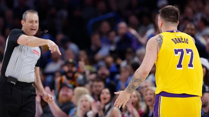 NBA rescinds 2nd tech Doncic received vs. OKC