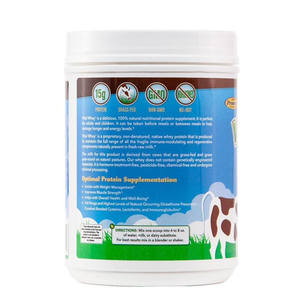 Premium unflavored whey protein powder in a 600g jar."