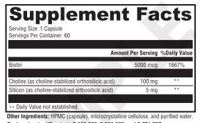 Regenerate Plus - 60 Capsules - Supplement Facts