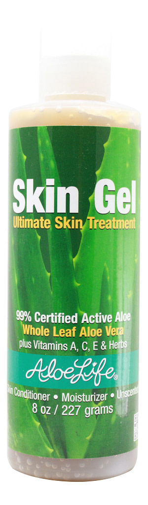 Aloe Skin Gel - 8 oz Front