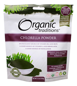 Chlorella Powder - 5.3 oz - Front