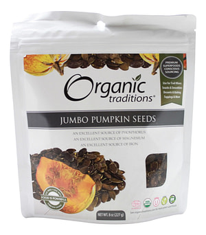 Jumbo Pumpkin Seeds - 8 oz - Front