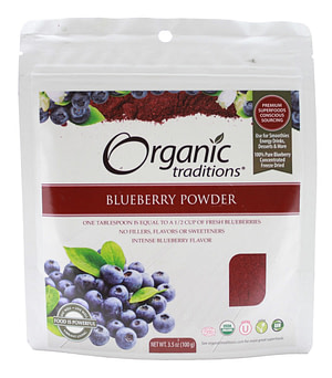 Blueberry Powder - 3.5 oz - Front