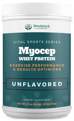 Myocep Whey Protein Powder Unflavored - 21 oz