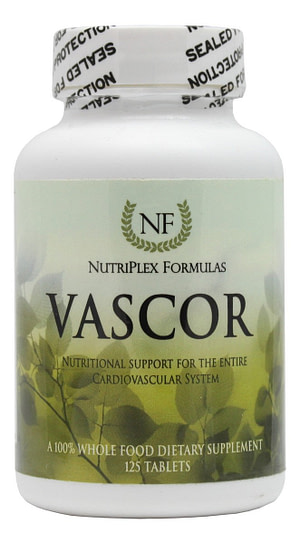 Vascor - 125 Tablets - Front