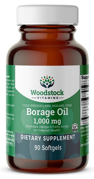 Borage Oil 1,000 mg - 90 Softgels