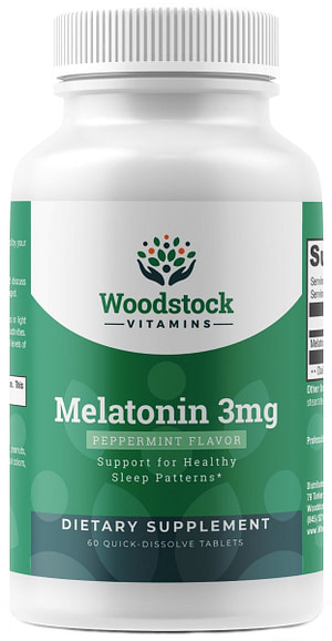 Melatonin 3 mg Quick Dissolve - 60 Tablets
