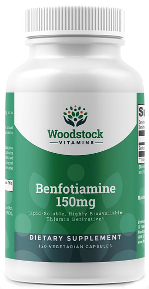 Benfotiamine 150 mg - 120 Capsules