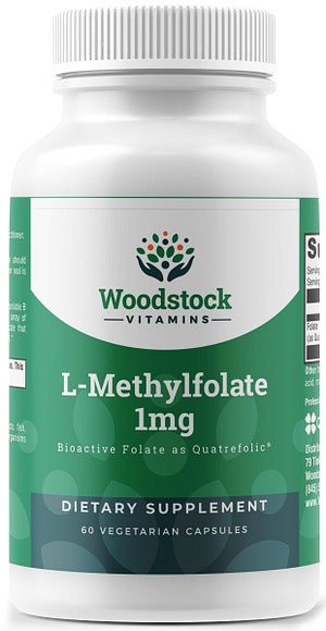 L-Methylfolate 1mg - 60 Capsules