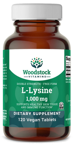 L-Lysine 1,000 mg - 120 Tablets