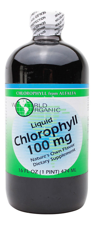 Liquid Chlorophyll - 16 oz - Front