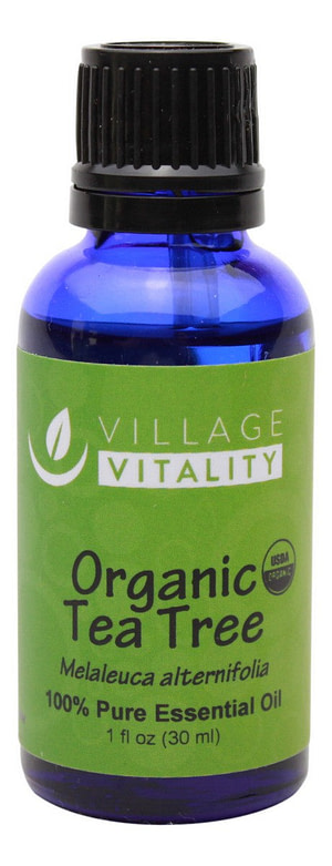 Organic Tea Tree Essential Oil - 1 oz - Front