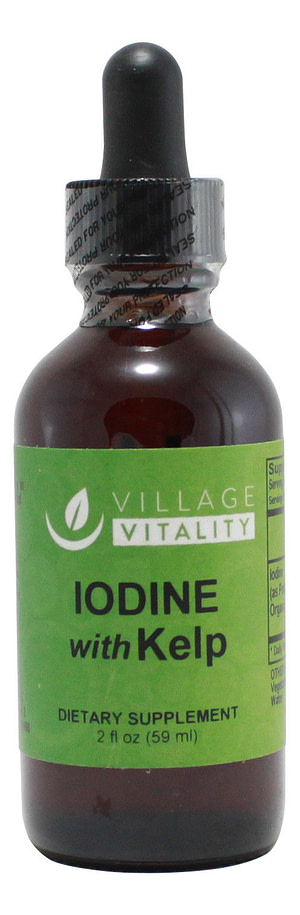 Iodine with Kelp - 2 oz Liquid Front