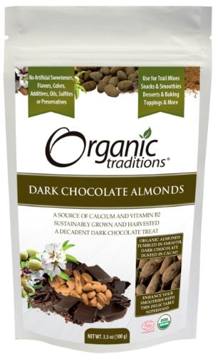 Dark Chocolate Almonds - 3.5 oz