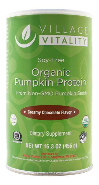 Organic Pumpkin Protein - 16.3 oz Powder - Front
