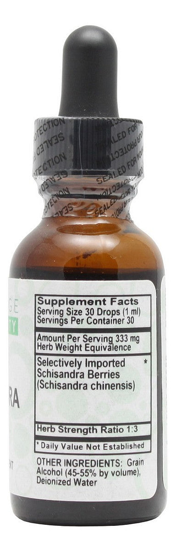 Schisandra - 1 oz Liquid - Supplement Facts