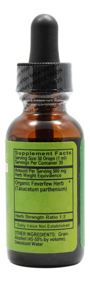 Feverfew - 1 oz Liquid - Supplement Facts