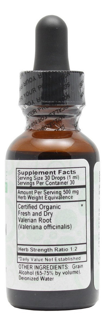 Valerian - 1 oz Liquid - Supplement Facts