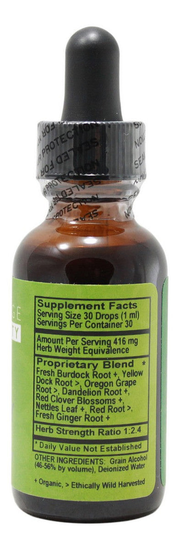 Detoxify - 1 oz Liquid - Supplement Facts