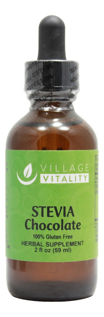 Stevia Chocolate Flavor - 2 oz Liquid - Front