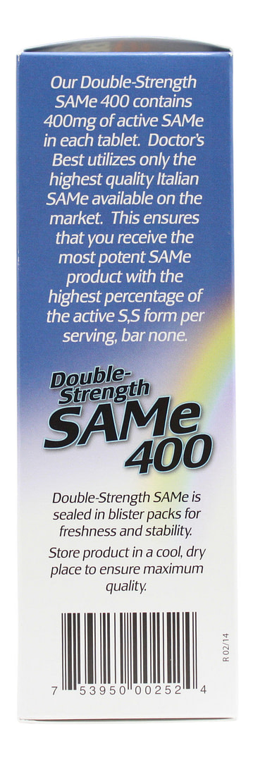 Sam-E 400 mg - 60 Tablets Info