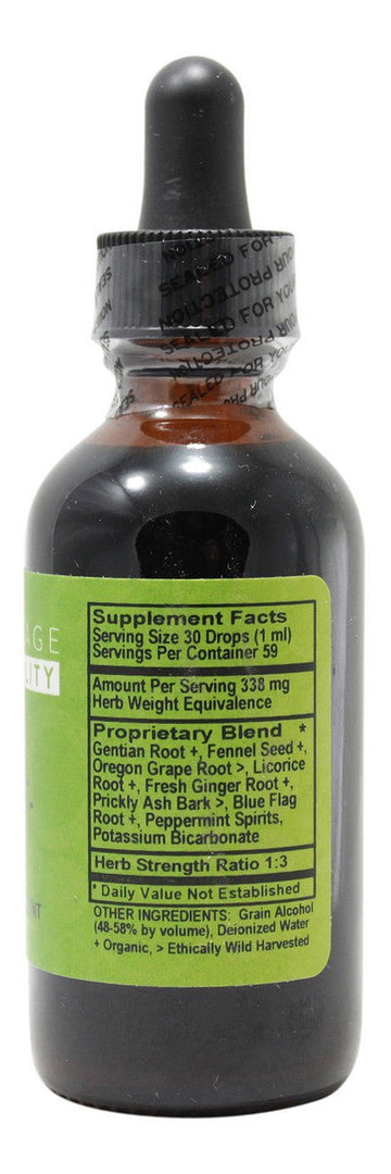 Digest-Ease - 2 oz Liquid - Supplement Facts