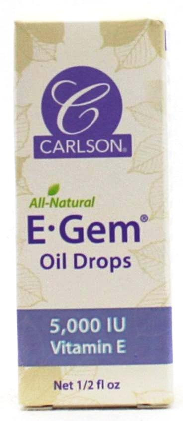 CL - E GEM Oil Drops 5,000iu Vitamin E - 1/2oz